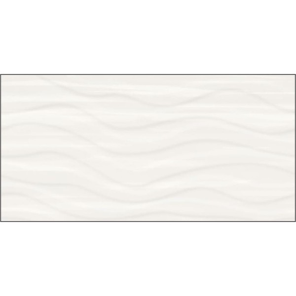 Cersanit PS 803 white satin wave structure płytka ścienna 29,8x59,8.