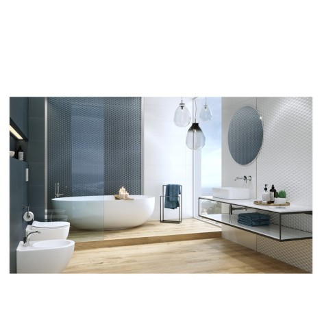 Opoczno PS 901 turquoise satin płytka ścienna 29x89 cm