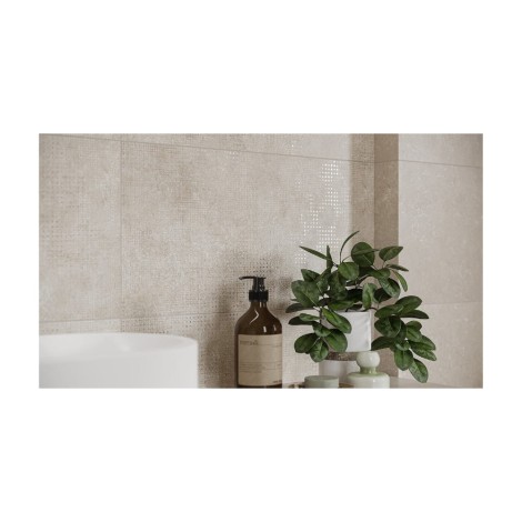 Opoczno Sensuella beige pattern satin płytka ścienna 29.8 x 59.8 cm