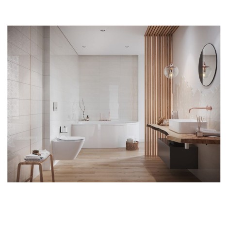 Cersanit Bantu cream glossy płytka ścienna 20x60cm