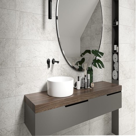 Opoczno Meer stone stone grys satin 24*74 płytka ścienna