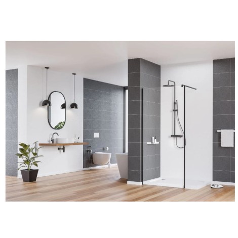 Deante Arnika bateria bidetowa podtynkowa titanium