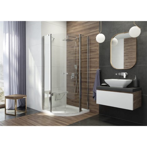 Deante Alpinia bateria podtynkowa z przełącznikiem natrysku, chrom