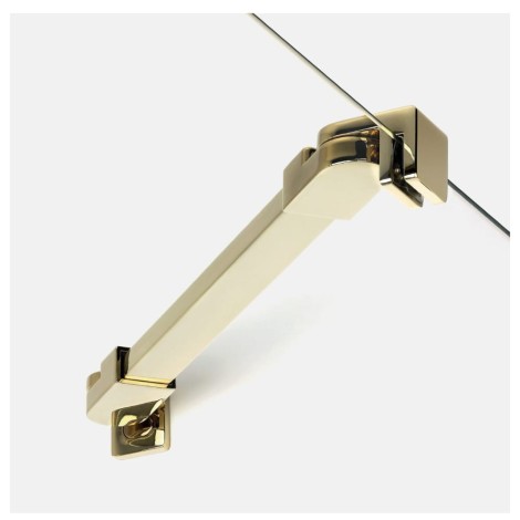 New Trendy New Soleo kabina walk-in light gold 100x195 cm