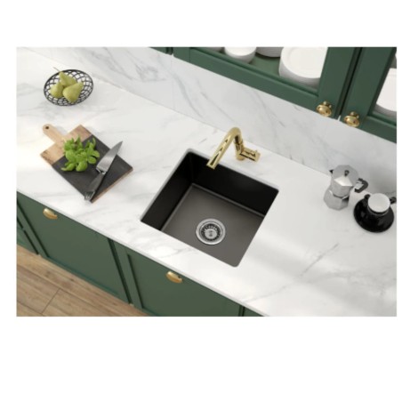 Deante Sabor zlewozmywak ceramiczny 1-komorowy 47,5x45,0x21,5 cm.