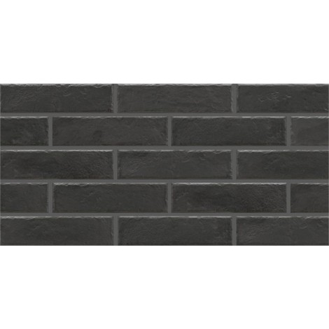 Cerrad Foggia Nero płytka klinkierowa elewacyjna 6,5x24,5
