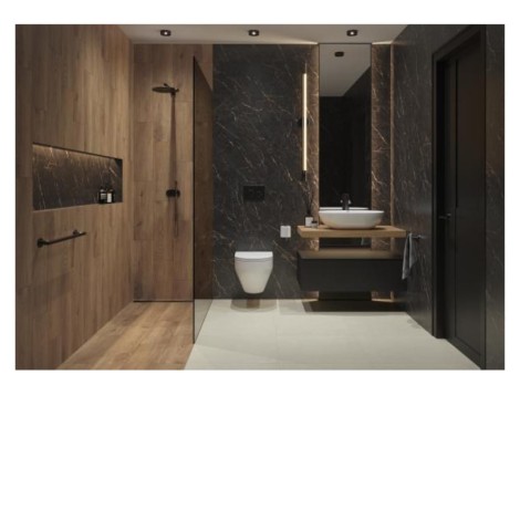 Paradyż classica Carrastone black mat płytka gresowa 59,8x59,8cm