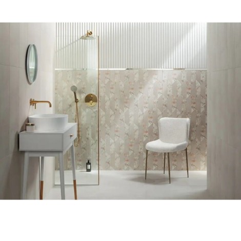 Tubądzin Moor floral form dekor 22,5x14,8 płytka ścienna, dekoracyjna,geometryczna