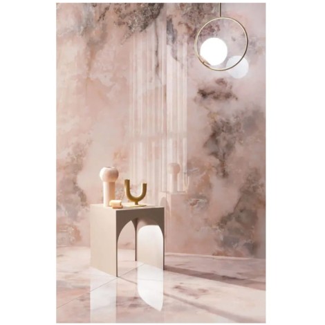 Tubądzin Onice rosa płytka gresowa polerowana 59,8 x 59,8x0,8 cm