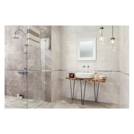 Tubądzin Muse Silver lappato płytka gresowa 59,8x59,8