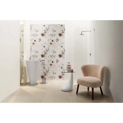 Tubądzin Mild garden 1 dekor 3-el 89,4x74,8 ,płytka,ścienna dekoracyjna