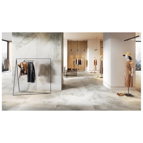 Tubądzin Onice bianco płytka gresowa 59,8 x 59,8x0,8 cm