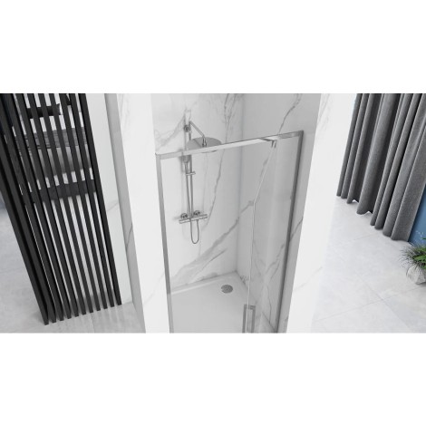 Rea Rapid Swing Chrom 90 drzwi prysznicowe 90x195