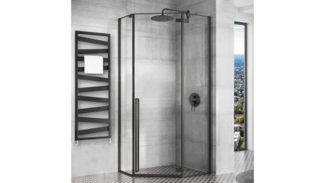 Rea Diamond kabina prysznicowa 100x100 black