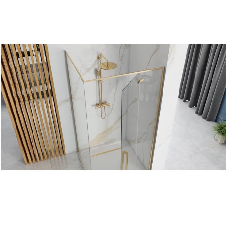 Rea Fargo kabina prysznicowa U 90x90 gold