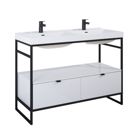 Elita Indus stelaż do szafki 120 cm black mat 2 szuflady