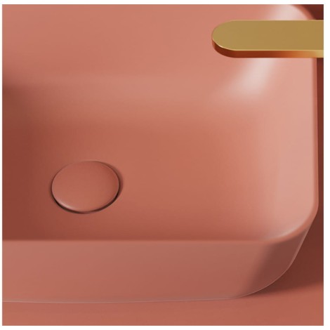 Elita  Korek klik-klak umywalkowy terra pink mat