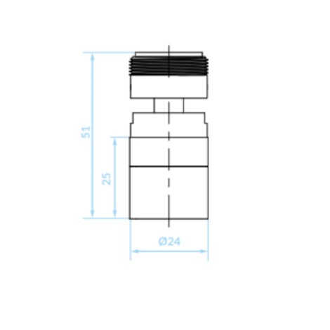 Kuchinox Aerator ruchomy 2-funkcyjny chrom