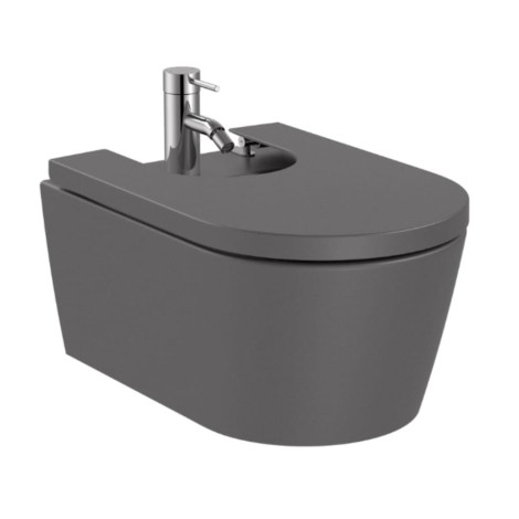 Roca Inspira Round bidet wiszący, onyx