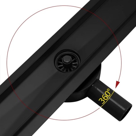 Rea Neo &amp; Pure pro odpływ liniowy czarny 90