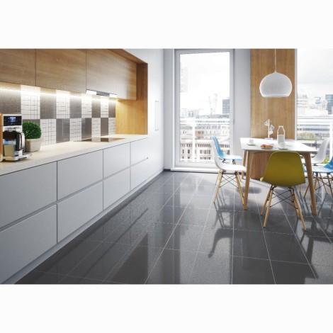 Cerrad Cambia gris lappato płytka gresowa 30x60 cm - aranżacja.