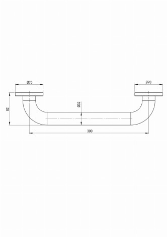 Deante LEHNEN Uchwyt ścienny NIL_341A-1