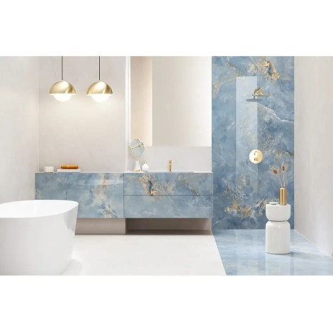 Tubądzin  AQUAMARINE blue  poler 79,8x79,8x0,8-1