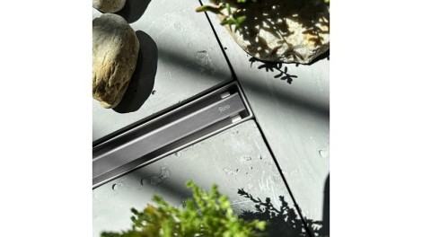 Rea Neox slim pro odpływ liniowy 80 stal szczotkowana