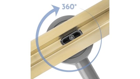 Rea Neox slim pro odpływ liniowy 60 złoty szczotkowany