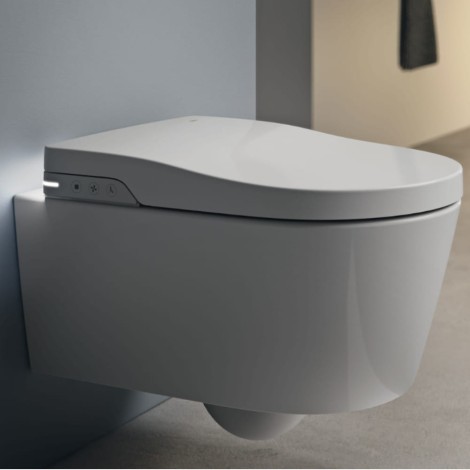 Roca Inspira in-wash miska wc podwieszana rimless z deską myjącą biały