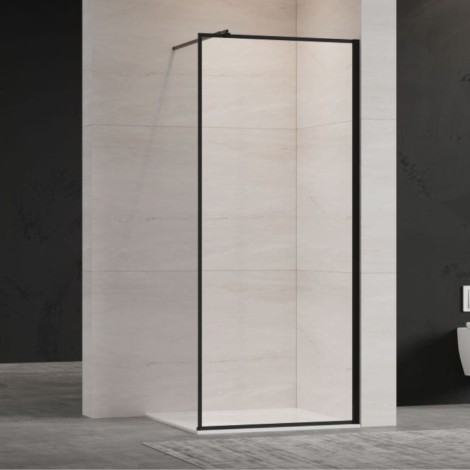 Invena kabina Walk-in II 1100x2000 mm profil czarny