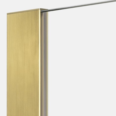 New Trendy Nesta kabina walk-in 1300x2000 mm gold brushed