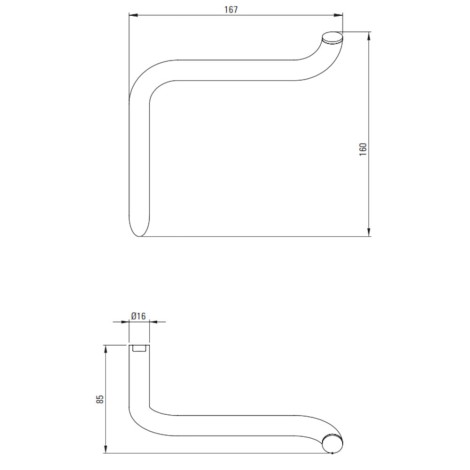 Deante Silia uchwyt na papier ścienny, złoto szczotkowane