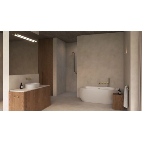 Deante Silia haczyk pojedyńczy, złoto szczotkowane