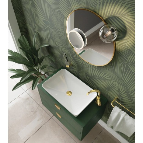 Deante Silia wieszak na ręcznik podwójny, złoty