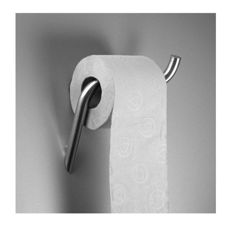 Deante Silia uchwyt na papier ścienny stal szczotkowana