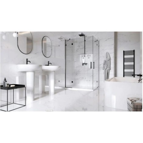 Ceramstic Coriento White płytka ścienna 30 x 60 cm. - aranżacja.