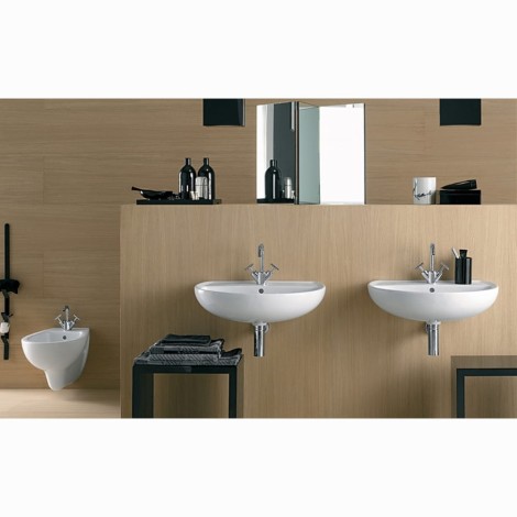 Koło Rekord umywalka ścienna 60 cm - aranżacja.