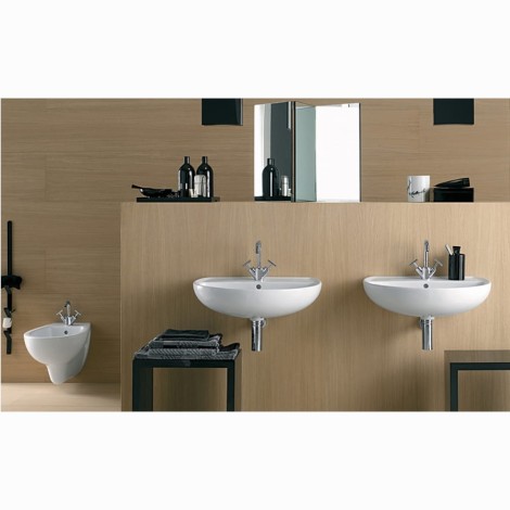 Koło Rekord umywalka ścienna 55 cm - aranżacja.