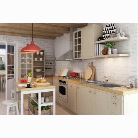 Deante Legato zlewozmywakowy 1-komorowy 76x43,5x14,5 cm - aranżacja.