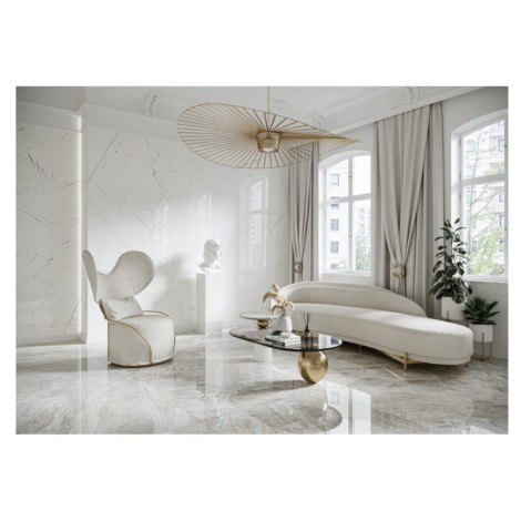 Cerrad Marmo thassos white poler płytka gresowa 119,7 x 59,7cm