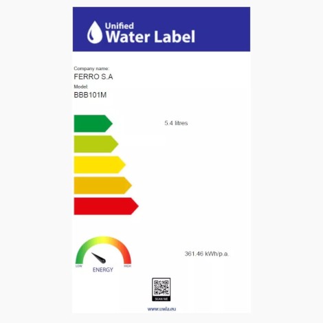 Ferro Sirocco Sensor Pre Mixed bateria umywalkowa stojąca bezdotykowa chrom- właściwości