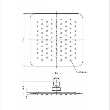 Omnires Apure system prysznicowy podtynkowy chrom