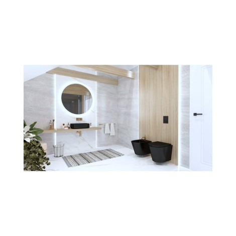 Lavita Galve Black bidet wiszący