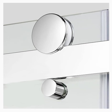 New Trendy Diora kabina prostokątna drzwi przesuwne chrom 120x80x200 cm