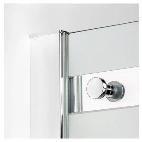 New Trendy drzwi wnękowe Diora 130*200 przeroczyste chrom