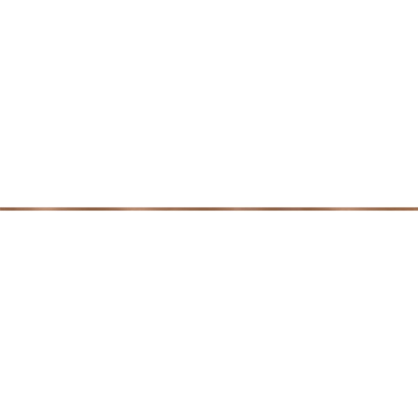 Opoczno listwa stalowa miedziana Copper Matt 1x119,8.