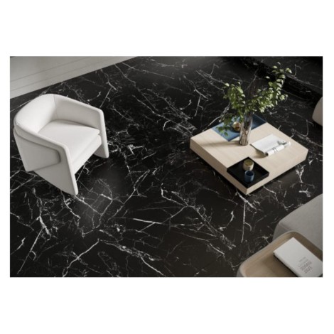 Cerrad Marmo morocco black poler płytka gresowa 79,7x79,7cm