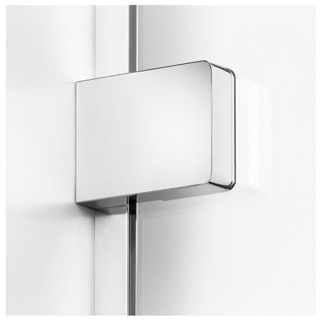 New Trendy Eventa parawan nawannowy stały 80x150 cm szkło przezroczyste chrom
