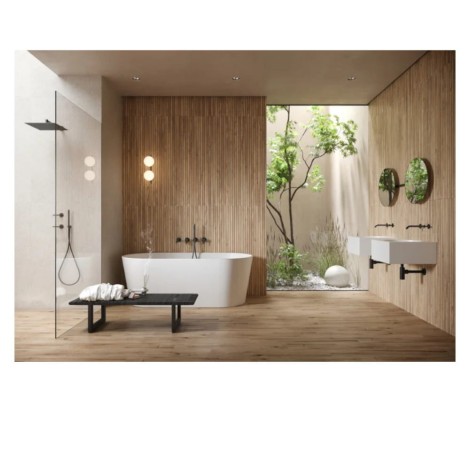 Opoczno Almera wood beige structure matt płytka ścienna 39,8x119,8cm